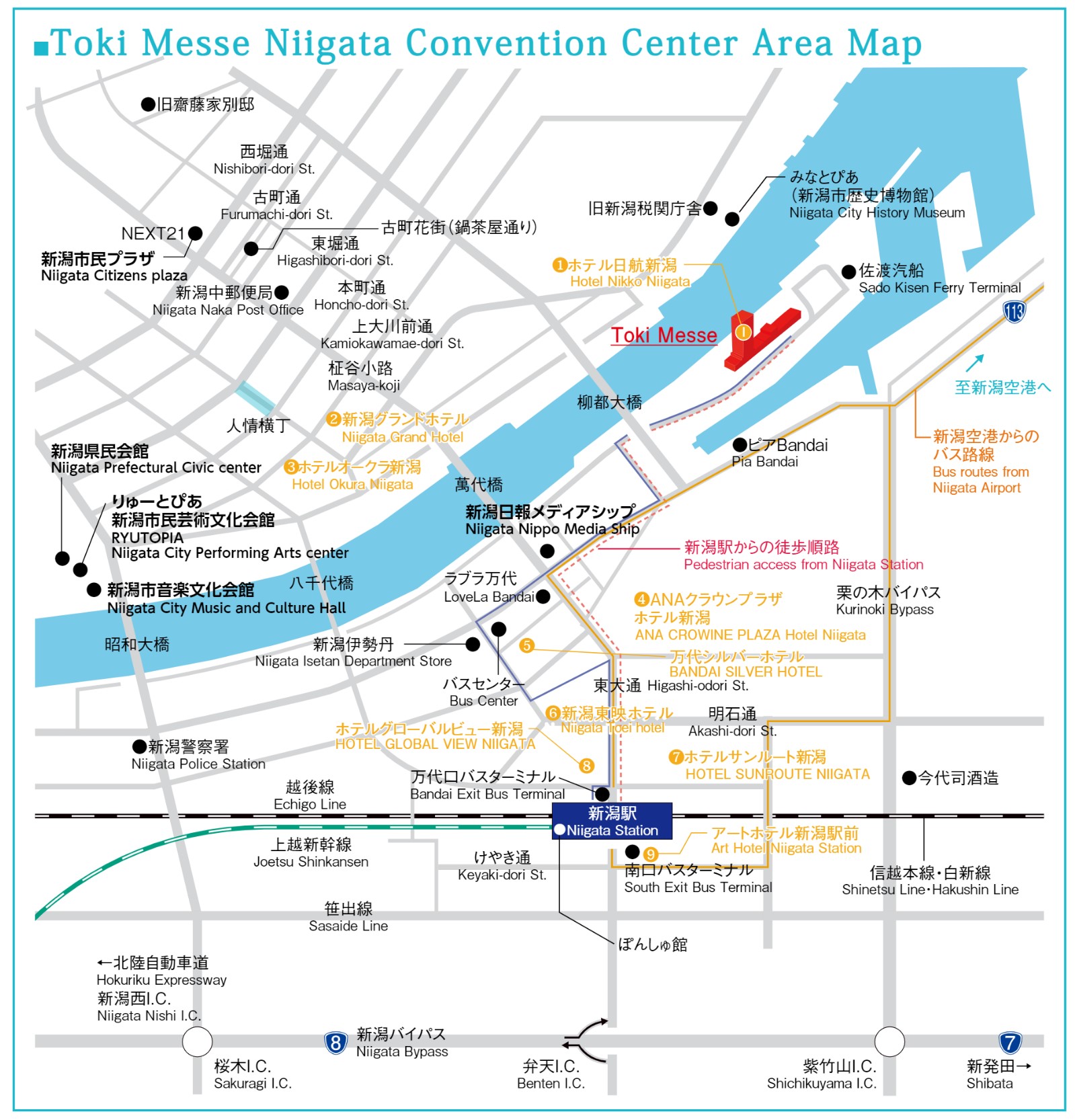 Hotel map